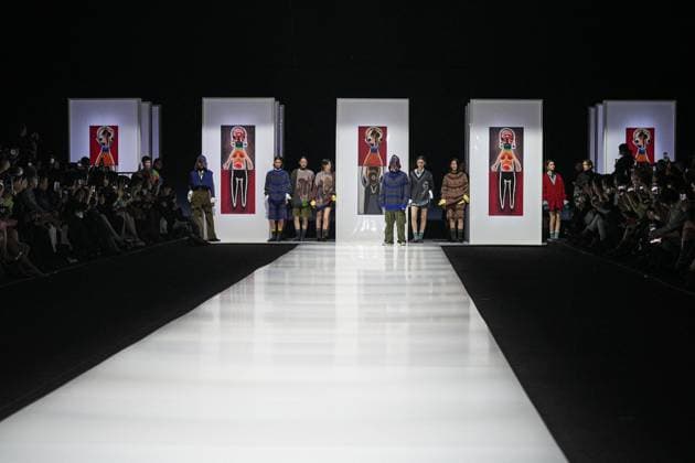 Milan, Milan Women s Fashion Week: Fall Winter 2025 26 - Preview Show - catwalk Milan, Milan Women s Fashion Week: Fall Winter 2025 26 - Women s Fashion, Fall Winter 2025 26 - Anteprima fashion show - catwalk in the photo: Model MILAN Italy  Copyright: xIPA ABACAx