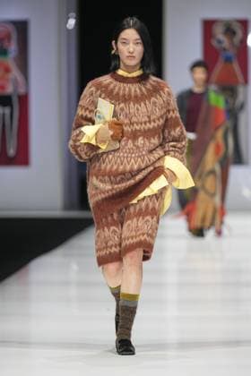 Milan, Italy: Milan, Milan Women s Fashion Week: Fall Winter 2025 26 - Women s Fashion, Fall Winter 2025 26 - Anteprima fashion show - catwalk in the photo: Model Milan Italy  - ZUMAp169 20250227_zea_p169_531 Copyright: xRiccardoxGIordanox