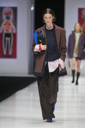 Milan, Italy: Milan, Milan Women s Fashion Week: Fall Winter 2025 26 - Women s Fashion, Fall Winter 2025 26 - Anteprima fashion show - catwalk in the photo: Model Milan Italy  - ZUMAp169 20250227_zea_p169_537 Copyright: xRiccardoxGIordanox