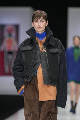 Milan, Italy: Milan, Milan Women s Fashion Week: Fall Winter 2025 26 - Women s Fashion, Fall Winter 2025 26 - Anteprima fashion show - catwalk in the photo: Model Milan Italy  - ZUMAp169 20250227_zea_p169_561 Copyright: xRiccardoxGIordanox