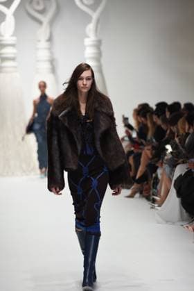 February 27, 2025, Milan, Italy: Models walks the runway at the Genny Fashion Show during Milan Fashion Week Milan Italy - ZUMAs232 20250227_zip_s232_029 Copyright: xErvinxShulkux