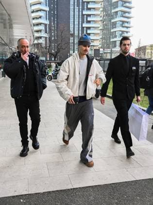 Milan, Milan Women s Fashion Week: exits from Palazzo Parigi In the photo: Romeo Beckham  Copyright: xManuelexMangiarottix xipa-agency.netx xManuelexMangiarottix IPA_Agency_IPA54650155