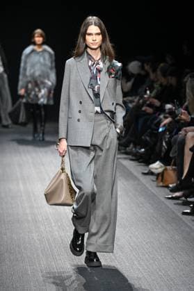Milan, Milan Women s Fashion Week: Fall Winter 2025 - Women s Fashion, Fall Winter 2025.- Emporio Armani fashion show - guests in the photo: model  Copyright: xSimonaxChiocciax xipa-agency.netx xSimonaxChiocciax IPA_Agency_IPA54654114
