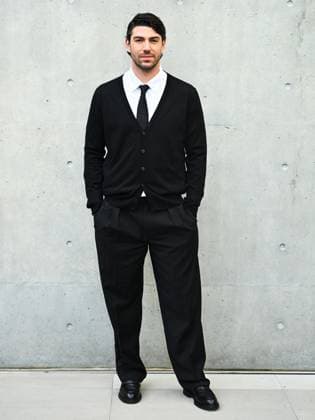 Milan, Milan Women s Fashion Week: Fall Winter 2025 26 - Emporio Armani Fashion Show - Catwalk Milan, Milan Women s Fashion Week: Fall Winter 2025 26 - Emporio Armani fashion show - catwalk - In the photo: Ignazio Moser -  Copyright: xIPA ABACAx