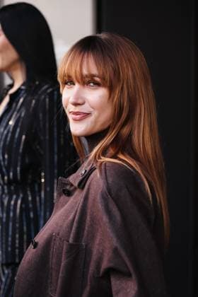 Milan, Milan Women s Fashion Week: Fall Winter 2025 - Women s Fashion, Fall Winter 2025 - Max Mara Fashion Show - Arrivals. In the photo: Ludovica Coscione (Actress)  Copyright: xAlessandroxBremecx xipa-agency.netx xx IPA_Agency_IPA54656267