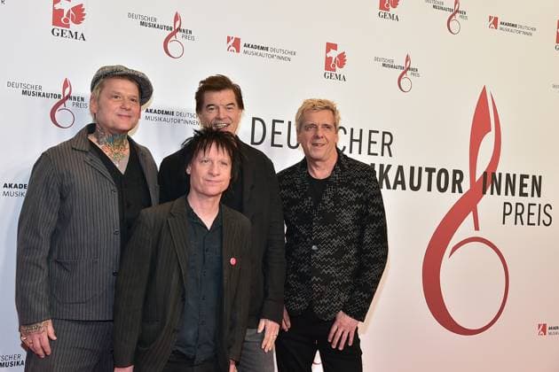 16 MusikAutorenPreis 2025 GEMA EHRT DIE TOTEN HOSEN MIT DEM SONDERPREIS - INSPIRATION - beim 16. MusikAutorenPreis 2025 im Hotel Ritz Charlton in Berlin, am 27.02.2025