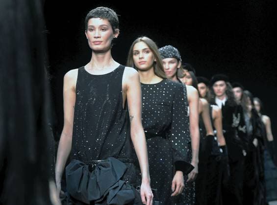 Milan, Women s Fashion, Emporio Armani Fashion Show  Copyright: xMaurizioxMaulex xipa-agency.netx xMaurizioxMaulex IPA_Agency_IPA54657710