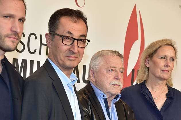 16 MusikAutorenPreis 2025 Wolf Biermann, Cem Özdemir (Bündnis 90 Die Grünen) beim 16. MusikAutorenPreis 2025 im Hotel Ritz Charlton in Berlin, am 27.02.2025