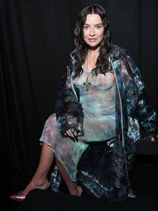 Milan, Milan Women s Fashion Week: Fall Winter 2025 26 - Roberto Cavalli fashion show - front row - In the photo: Veronica Ferraro  Copyright: xRiccardoxGiordanox xipa-agency.netx xRiccardoxGiordanox IPA_Agency_IPA54662200