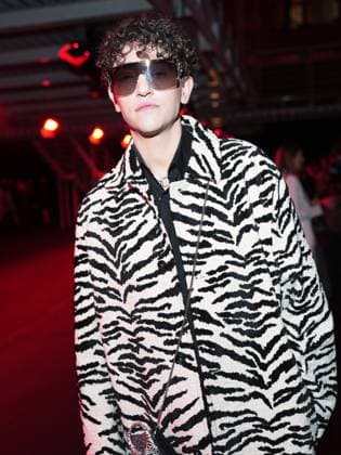 Milan, Milan Women s Fashion Week: Fall Winter 2025 26 - Roberto Cavalli fashion show - front row - In the photo: Michele Bravi  Copyright: xRiccardoxGiordanox xipa-agency.netx xRiccardoxGiordanox IPA_Agency_IPA54662219