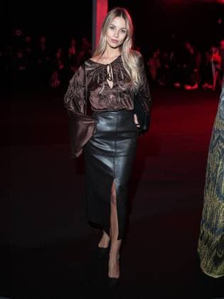 Milan, Milan Women s Fashion Week: Fall Winter 2025 26 - Roberto Cavalli Fashion Show - front row Milan, Milan Women s Fashion Week: Fall Winter 2025 26 - Roberto Cavalli fashion show - front row - In the photo: Simona Jakstaite Milan Italy  Copyright: xIPA ABACAx