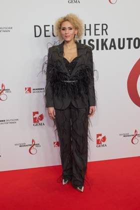 Sabrina Weckerlin - Deutscher Musikautoren Preis 2025 im Hotel Ritz Carlton in Berlin am 27.02.2025. Deutscher Musikautoren Preis 2025