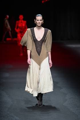 Milan, Italy: Milan, Milan Women s Fashion Week: Fall Winter 2025 - Women s Fashion, Fall Winter 2025.- Roberto Cavalli fashion show - catwalk in the photo: model Milan Italy  - ZUMAp169 20250228_zea_p169_025 Copyright: xSimonaxChiocciax