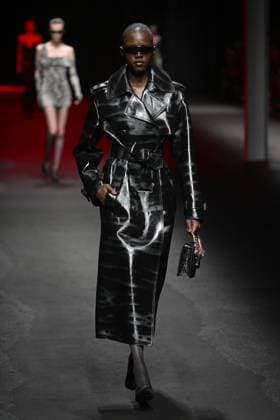 Milan, Italy: Milan, Milan Women s Fashion Week: Fall Winter 2025 - Women s Fashion, Fall Winter 2025.- Roberto Cavalli fashion show - catwalk in the photo: model Milan Italy  - ZUMAp169 20250228_zea_p169_033 Copyright: xSimonaxChiocciax