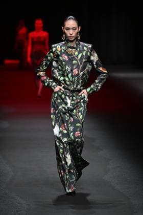 Milan, Italy: Milan, Milan Women s Fashion Week: Fall Winter 2025 - Women s Fashion, Fall Winter 2025.- Roberto Cavalli fashion show - catwalk in the photo: model Milan Italy  - ZUMAp169 20250228_zea_p169_051 Copyright: xSimonaxChiocciax