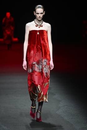 Milan, Italy: Milan, Milan Women s Fashion Week: Fall Winter 2025 - Women s Fashion, Fall Winter 2025.- Roberto Cavalli fashion show - catwalk in the photo: model Milan Italy  - ZUMAp169 20250228_zea_p169_065 Copyright: xSimonaxChiocciax