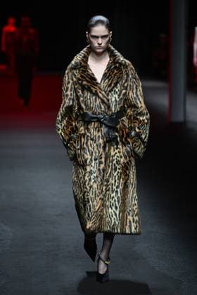 Milan, Italy: Milan, Milan Women s Fashion Week: Fall Winter 2025 - Women s Fashion, Fall Winter 2025.- Roberto Cavalli fashion show - catwalk in the photo: model Milan Italy  - ZUMAp169 20250228_zea_p169_087 Copyright: xSimonaxChiocciax
