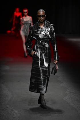 Milan, Italy: Milan, Milan Women s Fashion Week: Fall Winter 2025 - Women s Fashion, Fall Winter 2025.- Roberto Cavalli fashion show - catwalk in the photo: model Milan Italy  - ZUMAp169 20250228_zea_p169_078 Copyright: xSimonaxChiocciax