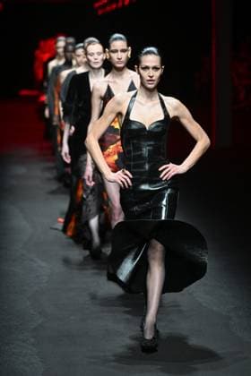 Milan, Milan Women s Fashion Week: Fall Winter 2025 - Roberto Cavalli Fashion Show - Catwalk Milan, Milan Women s Fashion Week: Fall Winter 2025 - Women s Fashion, Fall Winter 2025.- Roberto Cavalli fashion show - catwalk in the photo: model MILAN Italy  Copyright: xIPA ABACAx