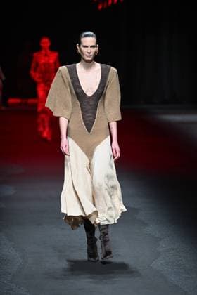 Milan, Italy: Milan, Milan Women s Fashion Week: Fall Winter 2025 - Women s Fashion, Fall Winter 2025.- Roberto Cavalli fashion show - catwalk in the photo: model Milan Italy  - ZUMAp169 20250228_zea_p169_040 Copyright: xSimonaxChiocciax