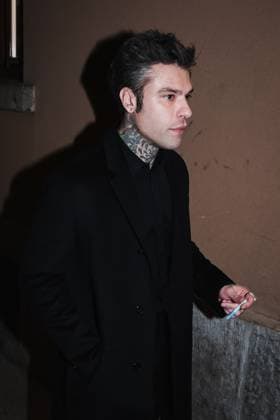 Milan, Milan Women s Fashion Week: Fall Winter 2025 - Ray-Ban Party - Arrivals - Arrivals Milan, Milan Women s Fashion Week: Fall Winter 2025 - Women s Fashion, Fall Winter 2025 - RayBan Party - Arrivals. In the photo: Fedez (Rapper) Milan Italy  Copyright: xIPA ABACAx