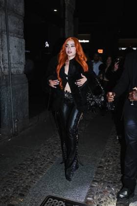 Milan, Italy: Milan, Milan Women s Fashion Week: Fall Winter 2025 - Women s Fashion, Fall Winter 2025 - RayBan Party - Arrivals. In the photo: Ice Spice (American Rapper) Milan Italy  - ZUMAp169 20250227_zea_p169_1343 Copyright: xAlessandroxBremecx