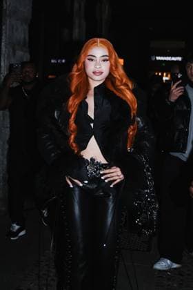 Milan, Italy: Milan, Milan Women s Fashion Week: Fall Winter 2025 - Women s Fashion, Fall Winter 2025 - RayBan Party - Arrivals. In the photo: Ice Spice (American Rapper) Milan Italy  - ZUMAp169 20250227_zea_p169_1346 Copyright: xAlessandroxBremecx