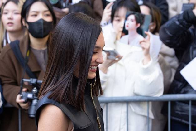 News - Emporio Armani - Arrivals - Milan Fashion Week - Womenswear Fall Winter 2025 2026 Mariasole Pollio is seen arriving at the Emporio Armani fashion show during the Milan Fashion Week - Womenswear Fall Winter 2025 2026 on February 27, 2025 in Milan, Italy. Photo: Cinzia Camela. MILAN Via Bergognone Italy Copyright: xCinziaxCamelax xLiveMediax LPN_1756623