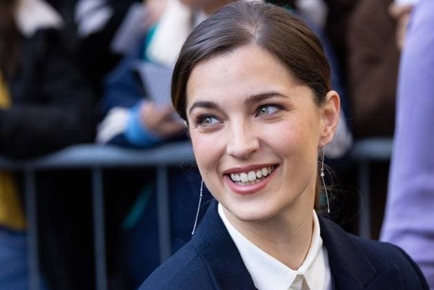 News - Emporio Armani - Arrivals - Milan Fashion Week - Womenswear Fall Winter 2025 2026 Lidija Kordic is seen arriving at the Emporio Armani fashion show during the Milan Fashion Week - Womenswear Fall Winter 2025 2026 on February 27, 2025 in Milan, Italy. Photo: Cinzia Camela. MILAN Via Bergognone Italy Copyright: xCinziaxCamelax xLiveMediax LPN_1756644