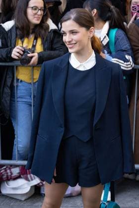 News - Emporio Armani - Arrivals - Milan Fashion Week - Womenswear Fall Winter 2025 2026 Lidija Kordic is seen arriving at the Emporio Armani fashion show during the Milan Fashion Week - Womenswear Fall Winter 2025 2026 on February 27, 2025 in Milan, Italy. Photo: Cinzia Camela. MILAN Via Bergognone Italy Copyright: xCinziaxCamelax xLiveMediax LPN_1756648