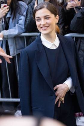 News - Emporio Armani - Arrivals - Milan Fashion Week - Womenswear Fall Winter 2025 2026 Lidija Kordic is seen arriving at the Emporio Armani fashion show during the Milan Fashion Week - Womenswear Fall Winter 2025 2026 on February 27, 2025 in Milan, Italy. Photo: Cinzia Camela. MILAN Via Bergognone Italy Copyright: xCinziaxCamelax xLiveMediax LPN_1756651