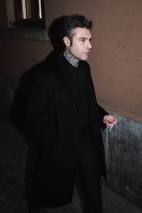 Milan, Italy: Milan, Milan Women s Fashion Week: Fall Winter 2025 - Women s Fashion, Fall Winter 2025 - RayBan Party - Arrivals. In the photo: Fedez (Rapper) Milan Italy  - ZUMAp169 20250227_zea_p169_1395 Copyright: xAlessandroxBremecx