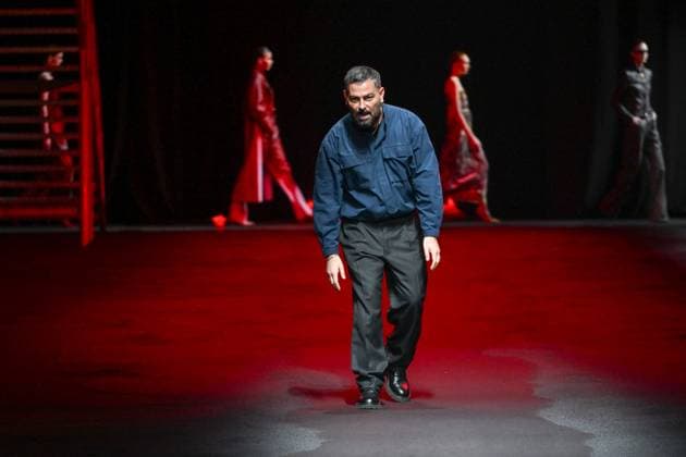 Milan, Italy: Milan, Milan Women s Fashion Week: Fall Winter 2025 - Women s Fashion, Fall Winter 2025.- Roberto Cavalli fashion show - catwalk in the photo: model Milan Italy  - ZUMAp169 20250228_zea_p169_098 Copyright: xSimonaxChiocciax