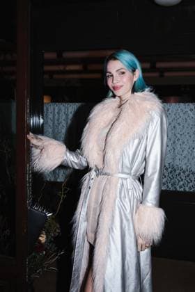 Milan, Milan Women s Fashion Week: Fall Winter 2025 - Ray-Ban Party - Arrivals - Arrivals Milan, Milan Women s Fashion Week: Fall Winter 2025 - Women s Fashion, Fall Winter 2025 - RayBan Party - Arrivals. In the photo: Rose Villain (Singer) Milan Italy  Copyright: xIPA ABACAx