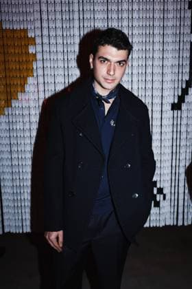 Milan, Milan Women s Fashion Week: Fall Winter 2025 - Women s Fashion, Fall Winter 2025 - Etro Fashion Show - Front Row Guests. In the photo: Giacomo Giorgio (Actor)  Copyright: xAlessandroxBremecx xipa-agency.netx xx IPA_Agency_IPA54671958