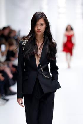 Genny Ready to wear fall winter 2025:26 MILAN February 2025 Genny Ready to wear fall winter 2025:26 MILAN February 2025, Credit:Zeppelin Avalon  Copyright: xZeppelinx xAvalonx 0969763489