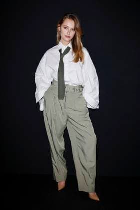 MFW - Emporio Armani Photocall Beatrice Vendramin attends Emporio Armani’s fashion show during the Milan Fashion Week - Womenswear Fall Winter 2025 2026 on February 27, 2025 in Milan, Italy. Photo by Marco Piovanotto ABACAPRESS.COM Milan Italy  Copyright: xPiovanottoxMarco ABACAx