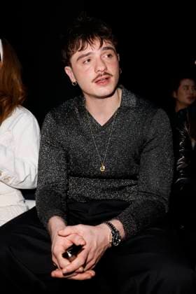 MFW - Emporio Armani Photocall Olly attends Emporio Armani’s fashion show during the Milan Fashion Week - Womenswear Fall Winter 2025 2026 on February 27, 2025 in Milan, Italy. Photo by Marco Piovanotto ABACAPRESS.COM Milan Italy  Copyright: xPiovanottoxMarco ABACAx