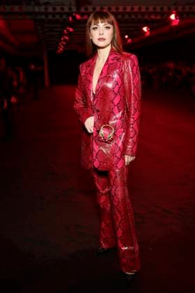 MFW - Roberto Cavalli Front Row MILAN, ITALY - FEBRUARY 27: Annalisa attends Roberto Cavalli’s fashion show during the Milan Fashion Week - Womenswear Fall Winter 2025 2026 on February 27, 2025 in Milan, Italy. Photo by Marco Piovanotto ABACAPRESS.COM Milan Italy  Copyright: xPiovanottoxMarco ABACAx