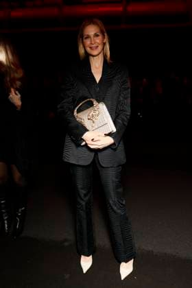 MFW - Roberto Cavalli Front Row MILAN, ITALY - FEBRUARY 27: Kelly Rutherford attends Roberto Cavalli’s fashion show during the Milan Fashion Week - Womenswear Fall Winter 2025 2026 on February 27, 2025 in Milan, Italy. Photo by Marco Piovanotto ABACAPRESS.COM Milan Italy  Copyright: xPiovanottoxMarco ABACAx