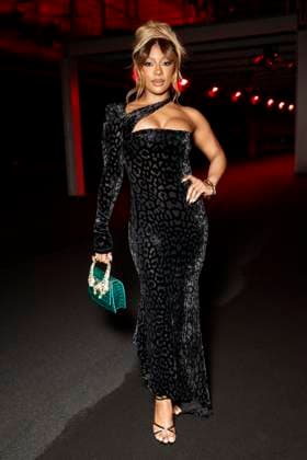 MFW - Roberto Cavalli Front Row MILAN, ITALY - FEBRUARY 27: Victoria Monet attends Roberto Cavalli’s fashion show during the Milan Fashion Week - Womenswear Fall Winter 2025 2026 on February 27, 2025 in Milan, Italy. Photo by Marco Piovanotto ABACAPRESS.COM Milan Italy  Copyright: xPiovanottoxMarco ABACAx