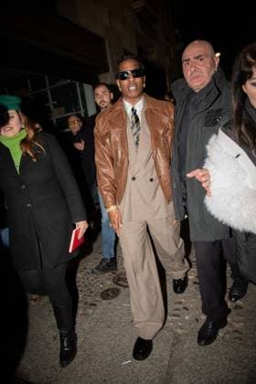 ASAP Rocky At Ray Ban Party - Milan AASAP Rocky seen arriving at Rayban for ASAP Rocky dinner during the Milan Fashion Week Womenswear Fall Winter 2025 2026 on February 27, 2025 in Milan, Italy. Photo by Florian Poitout ABACAPRESS.COM Milan Italy  Copyright: xPoitoutxFlorian ABACAx