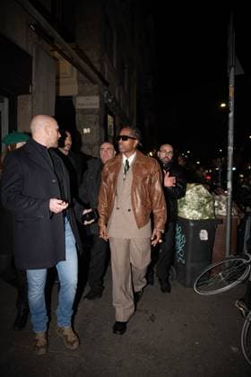 ASAP Rocky At Ray Ban Party - Milan AASAP Rocky seen arriving at Rayban for ASAP Rocky dinner during the Milan Fashion Week Womenswear Fall Winter 2025 2026 on February 27, 2025 in Milan, Italy. Photo by Florian Poitout ABACAPRESS.COM Milan Italy  Copyright: xPoitoutxFlorian ABACAx