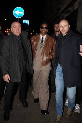ASAP Rocky At Ray Ban Party - Milan AASAP Rocky seen arriving at Rayban for ASAP Rocky dinner during the Milan Fashion Week Womenswear Fall Winter 2025 2026 on February 27, 2025 in Milan, Italy. Photo by Florian Poitout ABACAPRESS.COM Milan Italy  Copyright: xPoitoutxFlorian ABACAx