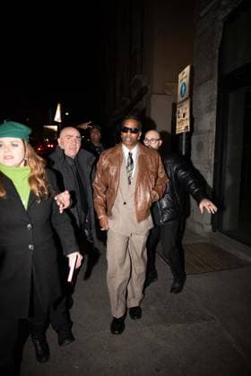 ASAP Rocky At Ray Ban Party - Milan AASAP Rocky seen arriving at Rayban for ASAP Rocky dinner during the Milan Fashion Week Womenswear Fall Winter 2025 2026 on February 27, 2025 in Milan, Italy. Photo by Florian Poitout ABACAPRESS.COM Milan Italy  Copyright: xPoitoutxFlorian ABACAx