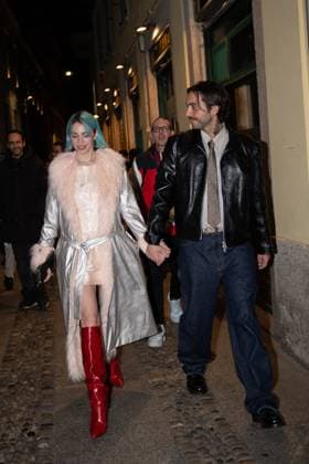 Rose Villain At Ray Ban Party - Milan Rose Villain seen arriving at Rayban for ASAP Rocky dinner during the Milan Fashion Week Womenswear Fall Winter 2025 2026 on February 27, 2025 in Milan, Italy. Photo by Florian Poitout ABACAPRESS.COM Milan Italy  Copyright: xPoitoutxFlorian ABACAx
