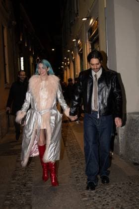 Rose Villain At Ray Ban Party - Milan Rose Villain seen arriving at Rayban for ASAP Rocky dinner during the Milan Fashion Week Womenswear Fall Winter 2025 2026 on February 27, 2025 in Milan, Italy. Photo by Florian Poitout ABACAPRESS.COM Milan Italy  Copyright: xPoitoutxFlorian ABACAx