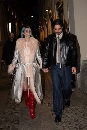 Rose Villain At Ray Ban Party - Milan Rose Villain seen arriving at Rayban for ASAP Rocky dinner during the Milan Fashion Week Womenswear Fall Winter 2025 2026 on February 27, 2025 in Milan, Italy. Photo by Florian Poitout ABACAPRESS.COM Milan Italy  Copyright: xPoitoutxFlorian ABACAx