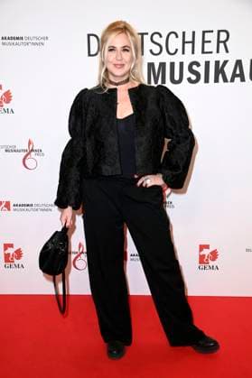Dascha Dauenhauer beim 16. Deutschen Musikautor*innenpreis der GEMA 2025 im Hotel The Ritz-Carlton. Berlin, 27.02.2025