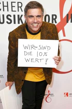 Moritz Eggert beim 16. Deutschen Musikautor*innenpreis der GEMA 2025 im Hotel The Ritz-Carlton. Berlin, 27.02.2025